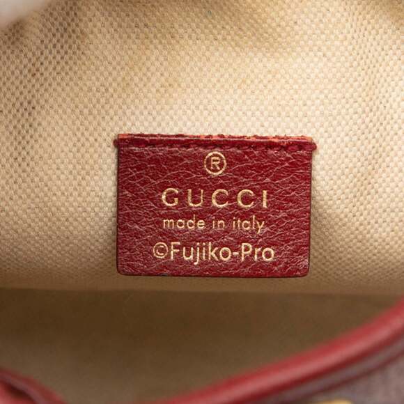 GUCCI Authentic Brown Leather Shoulder Bag - Picture 5 of 6